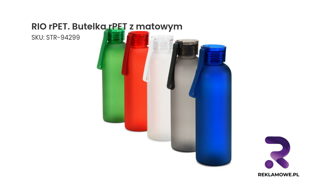 Butelka RIO rPET z matowym wykończeniem