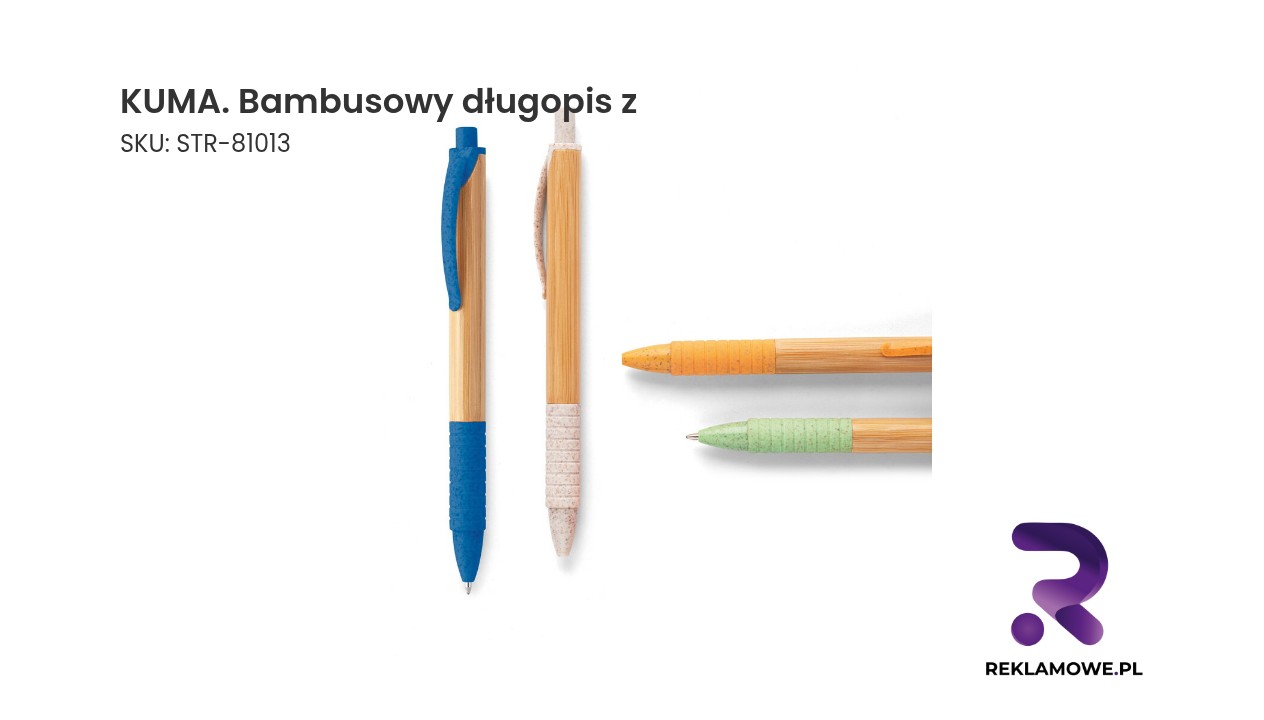 KUMA bambusowy długopis z ekologicznego bambusa