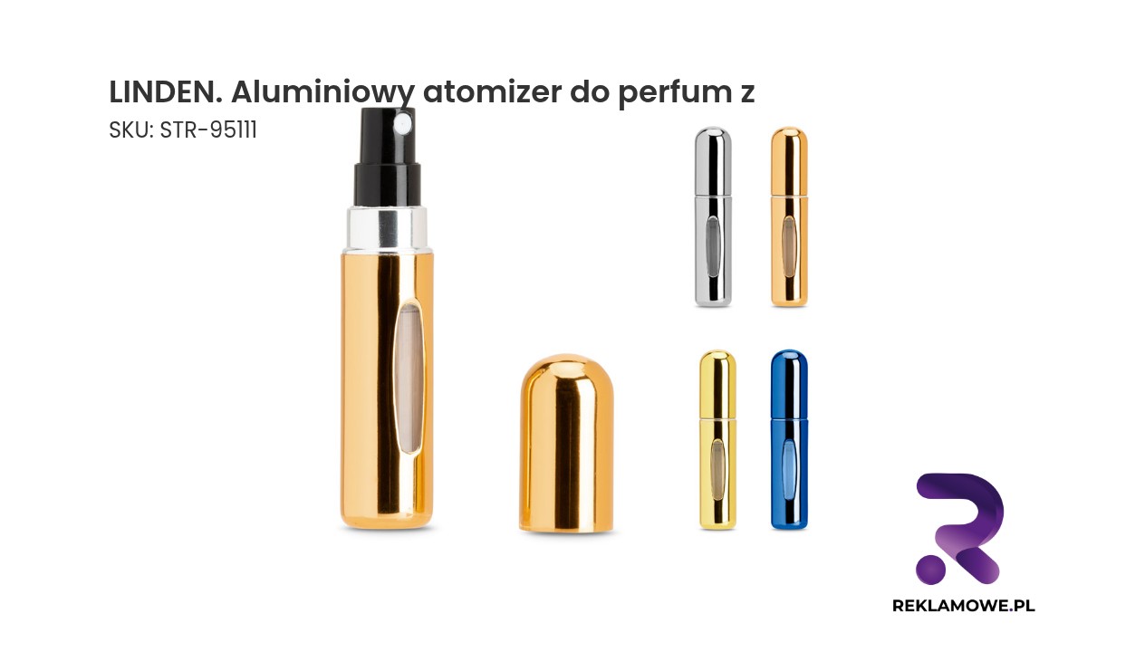 LINDEN aluminiowy atomizer do perfum