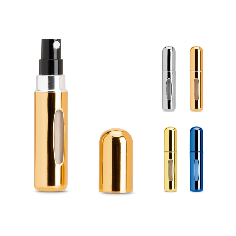 LINDEN. Aluminiowy atomizer do perfum z możliwością łatwego napełniania 95111_set